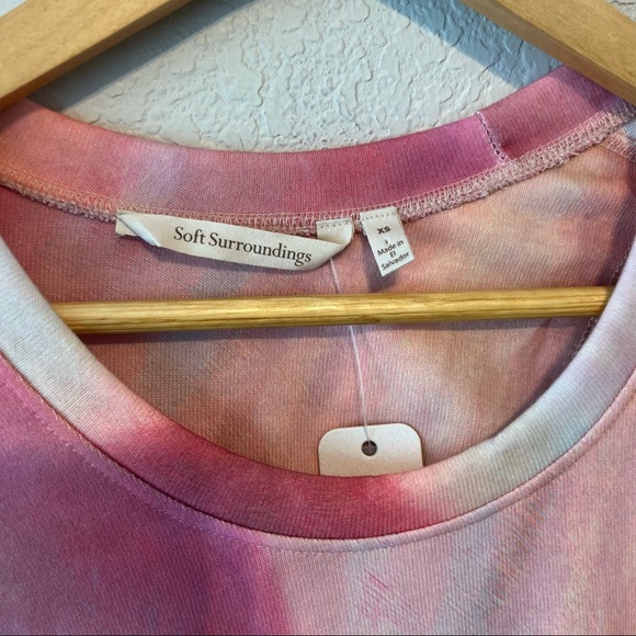 NWT Soft Surroundings Tie-Dye Tunic XS - Picture 3 of 7